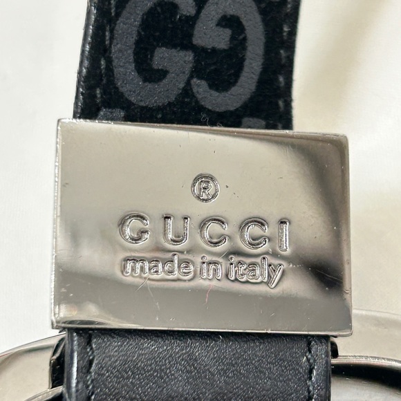 RARE Gucci vintage GG Suede shoulder bag - Picture 4 of 15